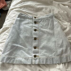 American apparel denim mini